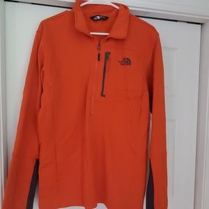 1/4 zip pullover sweat shirt